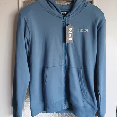 Sweat Zippé à capuche Schott 12 ans neuf